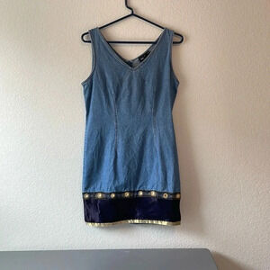 Vintage denim dress size 6P